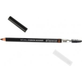 Benecos Natural Beauty obojstranná ceruzka na obočie s kefkou Brown 1,13 g