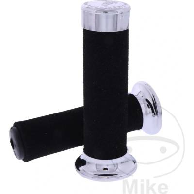 ProGrip gumové rukojeti černé/chrom tloušťka 22 mm. délka 130 mm zavřené