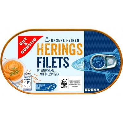 G & G Sleďové filety v hořčičném nálevu 200 g – Zboží Mobilmania