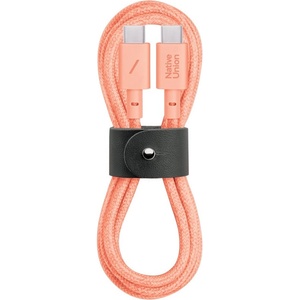 Native Union Belt Cable USB-C to USB-C 1, 2m - Apricot (BELT-C-APR-2-NP) - istyle