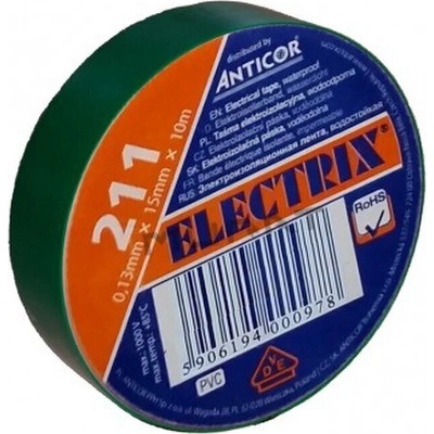 Anticor Páska PVC 15 mm x 10 m zelená