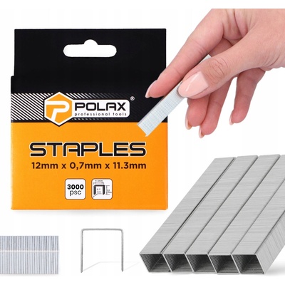Polax 3000x Spinky TAKERA 12 mm PRE ČALÚNICKÚ ZOŠÍVAČKU, NEREZOVÉ, Odolné