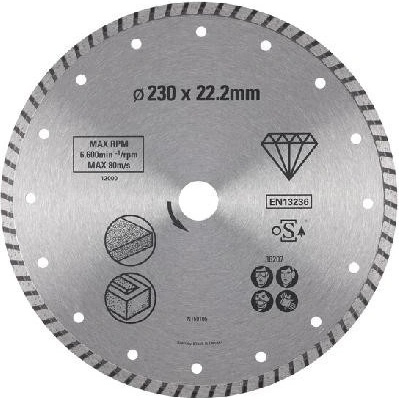 Stanley Diamantový řezný kotouč 230 x 22,2 mm STA38207
