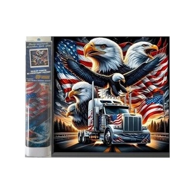 Diamantový obrázek - Amerika 30 x 40 cm