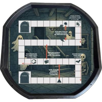 Tvoříme pro malé děti Hra Cesta za strašidly - podložka TUFF TRAY (MINI/MAXI) MAXI (86,5x86,5cm)