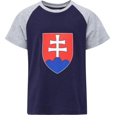 Kappa Logo Cafy Jr tmavo modrá,sivá,červená
