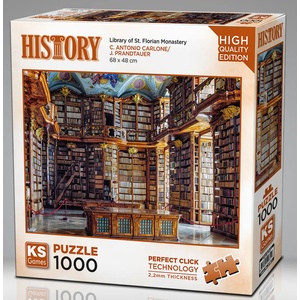 KS Games - Puzzle Library of St. Florian Monastery - 1 000 piese
