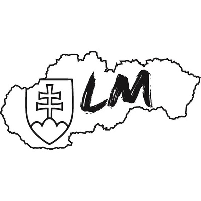 Samolepka Mapka okresy Levice
