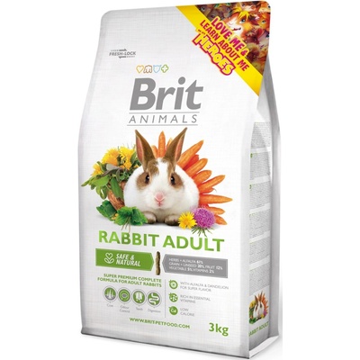 Brit Animals Rabbit Adult Complete 3кг за зайци