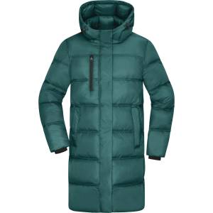 Daiber JN 1367 / Дамско зимно палто - опушено зелено L (021367amn03)
