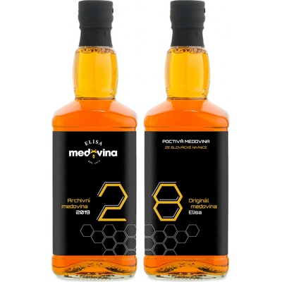 Medovina Elisa dárek k 28. výročí 11% 2 x 0,5 l