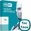 Antivírusy ESET NOD32 Antivirus 1 lic. 12 mes.