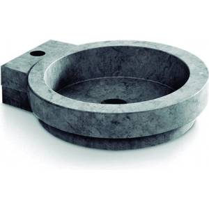 Bathco 00339 - Мивка за плот ICONO 40x45 см камък/сива (BO0019)
