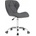Bestent Офис стол от естествена кожа Dark Grey (SKY74A Szare ciemne)