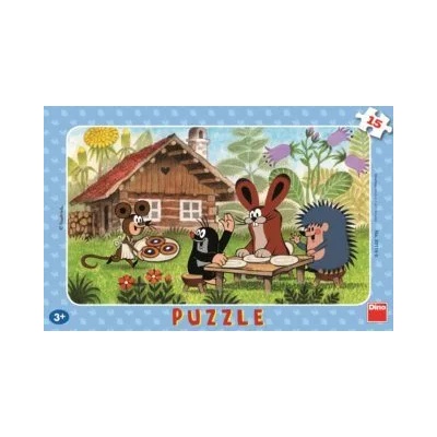 Dino - Puzzle Mole on a visit - 1 - 39 piese