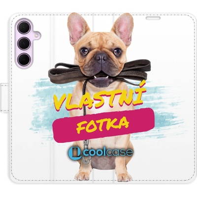 iSaprio Flip Samsung Galaxy A35 5G s vlastním motivem a kapsičkami na karty