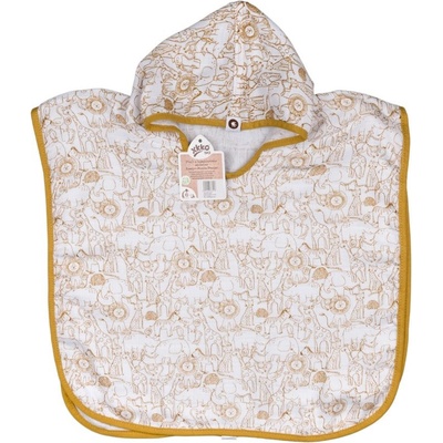 XKKO BMB Bambusové pončo Safari W Honey Mustard