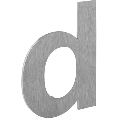 Walteco Domové číslo "d", 130mm, nerez , 20954