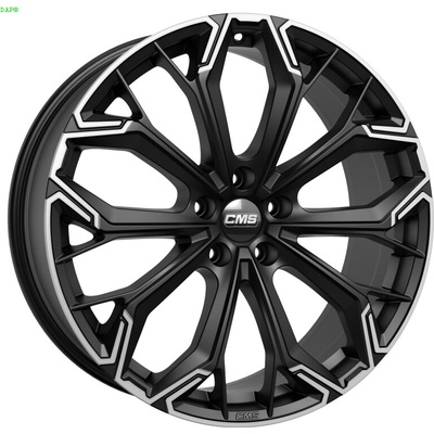 Cms C37 8x19 5x120 ET58 polished black gloss