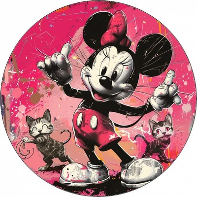 Jedlý papír Minnie a dvě kočky 19,5 cm – Hledejceny.cz