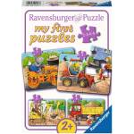 Ravensburger - Puzzle My First Puzzles: Animals on the construction site - 1 - 39 piese