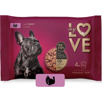 My Love Adult s morkou v omáčke 4 x 100 g