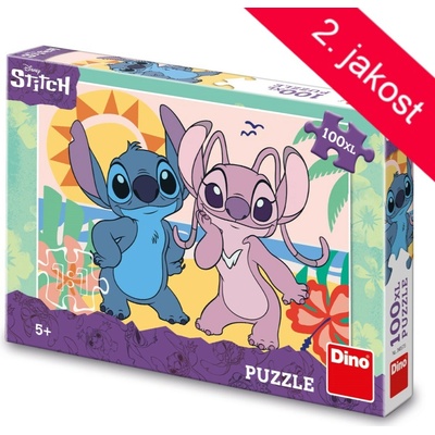 DINO XL Stitch Na pláži 100 dílků