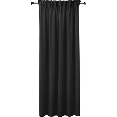 4 sleep Jednobarevný hotový závěs 150 × 250 cm - Bella černý