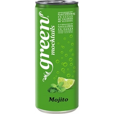 Газирана напитка Green Cola Mojito кен 330мл