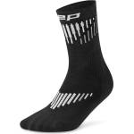 CEP Дамски компресионни чорапи CEP Women's Core Run Merino Mid Cut 3.0 Compression socks - Black / White - размер II (207-0570-0411)