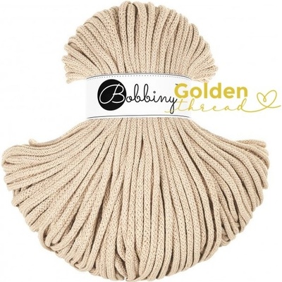 Bobbiny šňůry PREMIUM 5mm GOLDEN Warm beige – Zboží Dáma