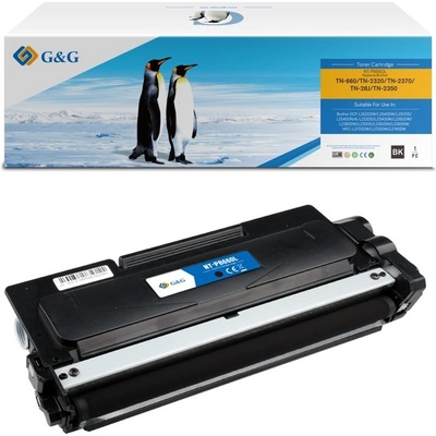 УНИВЕРСАЛНА КАСЕТА (JUMBO) ЗА BROTHER HL L2300D/L2340DW/L2360DN/L2365DW/DCP L2500D/L2520DW/L2540DN/MFC L2700DW - Black - TN2320 (TN-2320)/TN2350 (TN-2350)/TN2380 (TN-2380)/TN660 (TN-660) - JUMBO - EXTRA HIGH CAPACITY - NT-PB660L - G&G