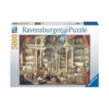 Ravensburger Пъзел Ravensburger 5000 елемента, Панини Изглед към модерен Рим, 7017409