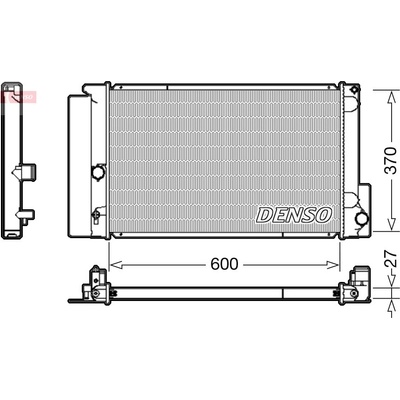 Chladič vody pro motor DENSO DRM50087