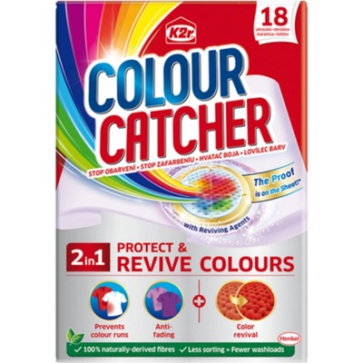 K2R Prací ubrousky Colour Catcher 2in1 Protect & Revive Colours 18 ks – Zbozi.Blesk.cz
