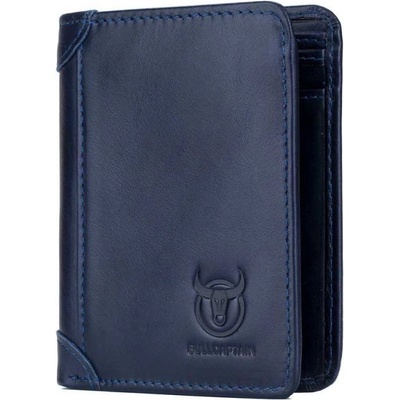 Bullcaptain elegantní kožená peněženka Gerold Modrá BULLCAPTAIN QB031Vs3