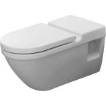 Duravit Starck 3 - Окачена тоалетна чиния, за хора с увреждания, бяла 2203090000 (2203090000)