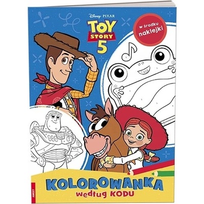 DISNEY TOY STORY 5. Omaľovánka PODĽA KÓDU