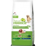 Natural Trainer Dog Maxi Adult Prosciutto Crudo - храна за пораснали кучета, над 1 година, от средни и едри породи, с прошуто - 12 кг, Италия - 963174