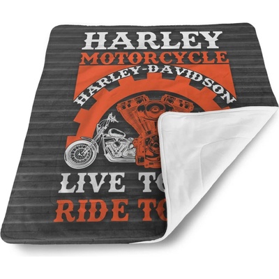 Sablio Deka pre bábätko Harley Davidson Live to ride ride to live