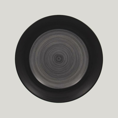 RAK Porcelain Trinidad talíř mělký 27 cm, šedý RAK-TRCLFP27BG