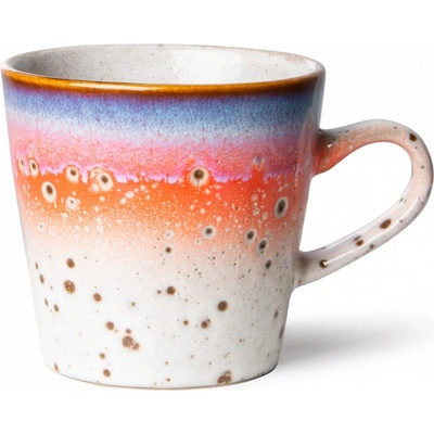 HK living Keramický hrnček 70's Americano Asteroids 250 ml