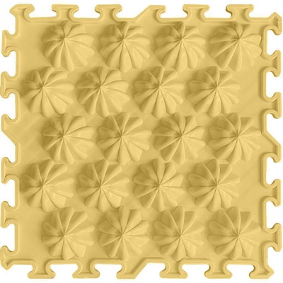 OrtoNature Masážna ortopedická podložka Slnečníky tvrdá - Piesková