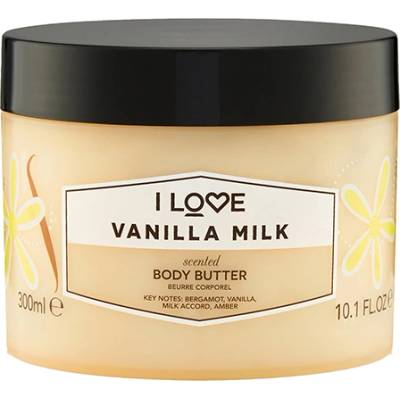 I Love Vanilla Milk подхранващо масло за тяло за жени 300 мл