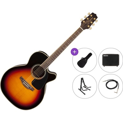 Takamine GN51CE Premium SET Brown Sunburst Електро-акустична китара Джъмбо
