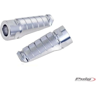 Stupačky bez adaptérů PUIG RACING 6301P stříbrná