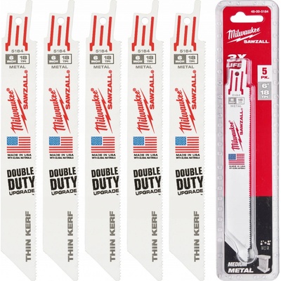 Milwaukee 48005184 Pilové plátky 150/1,4 mm Bimetal, Co (5 ks)