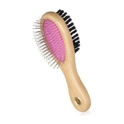 Tommi Kartáč oboustranný malý žíně + drátky s kuličkami 17 cm