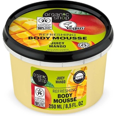 ORGANIC SHOP Osvěžující tělová pěna Šťavnaté mango 250 ml