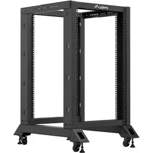 Lanberg Комуникационен шкаф, Lanberg open rack 19" 18U 600x800 black (OR01-6818-B) - xtreme